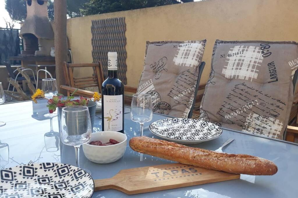 Villa 3 Etoiles Pres Des Plages, Parking, Wifi, Clim Sauvian Экстерьер фото